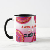 Een vrouwenplek, trendy koffiekoffie Mok. Mok (Links)