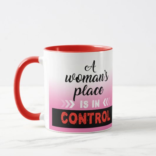 Een vrouwenplek, trendy koffiekoffie Mok. Mok (Links)