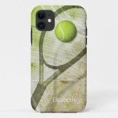 Een vrouwentennis Case-Mate iPhone case (Achterkant)