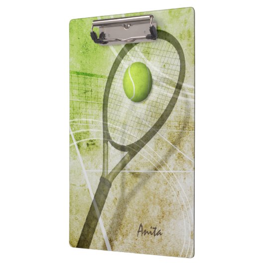 Een vrouwentennis klembord (Links)