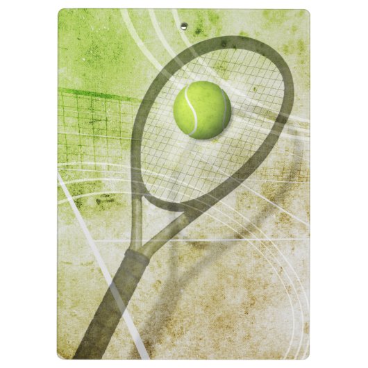 Een vrouwentennis klembord (Achterkant)