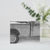 Eén vuil Vriendin Briefkaart (Staand voorkant)