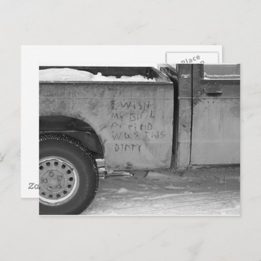 Eén vuil Vriendin Briefkaart (Voorkant / Achterkant)