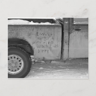 Eén vuil Vriendin Briefkaart