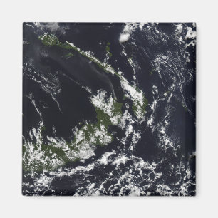 Een vulkanische pluim uit de Rabaul caldera Magneet