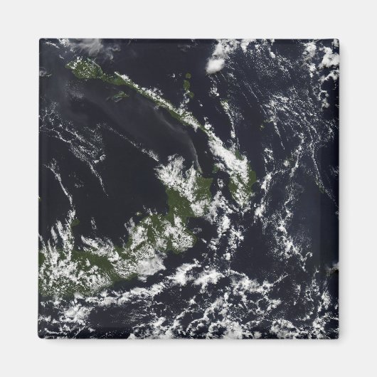 Een vulkanische pluim uit de Rabaul caldera Magneet (Voorkant)
