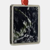 Een vulkanische pluim uit de Rabaul caldera Metalen Ornament (Rechts)