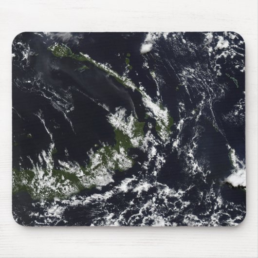 Een vulkanische pluim uit de Rabaul caldera Muismat (Voorkant)