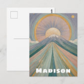 Een vulkanische serenade gepersonaliseerd briefkaart (Voorkant / Achterkant)