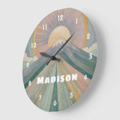 Een vulkanische serenade gepersonaliseerd grote klok (Hoek)