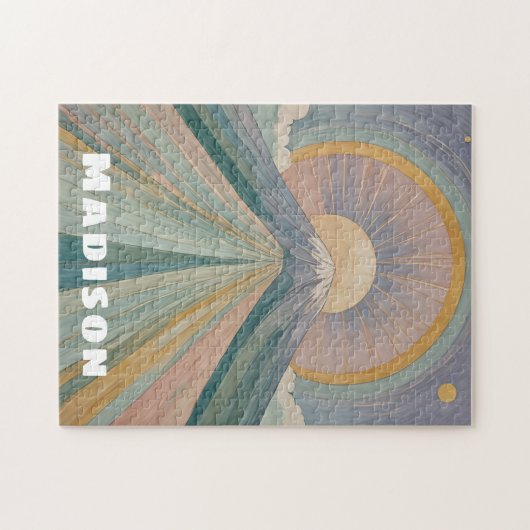 Een vulkanische serenade gepersonaliseerd legpuzzel (Horizontaal)