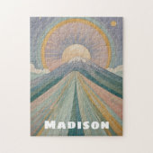 Een vulkanische serenade gepersonaliseerd legpuzzel (Verticaal)