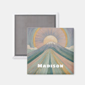 Een vulkanische serenade gepersonaliseerd magneet (Voorkant / Achterkant)