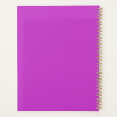 Een vun kleurrijke AI Koe Planner (Achterkant)