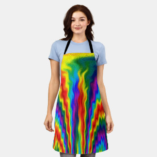 Een Vuur In Een Regenboog Schort