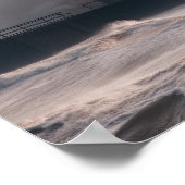 Een vuurtoren omringd door golven poster (Hoek)