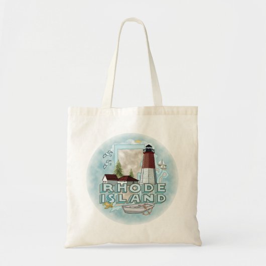 Een vuurtoren van Rhode Island Tote Bag (Voorkant)