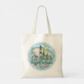 Een vuurtoren van South Carolina Tote Bag (Achterkant)
