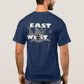 Een waar ding Logo haaienjagers Oost vs. West T-shirt (Achterkant)