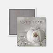 Een waar sprookje bruiloft Bewaar de datum Magneet (Voorkant / Achterkant)