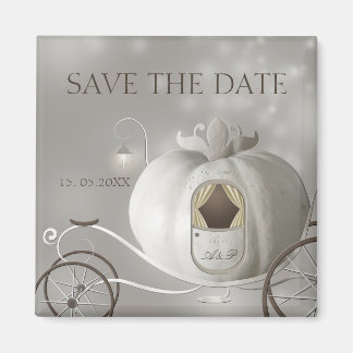 Een waar sprookje bruiloft Bewaar de datum Magneet