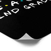 Een waar we lesgeven 2e klas leraar poster (Hoek)