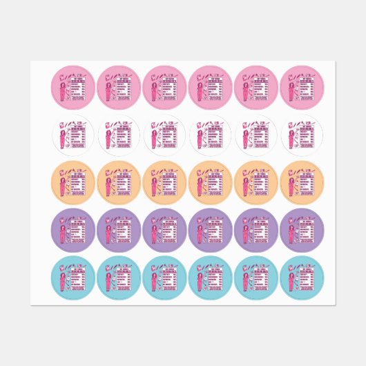 Een Waardering voor Kunstleraren - Perfect Cadeau Labels (Vel)