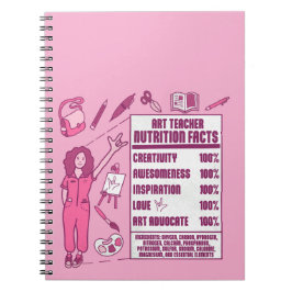 Een Waardering voor Kunstleraren - Perfect Cadeau  Notitieboek