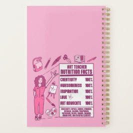 Een Waardering voor Kunstleraren - Perfect Cadeau  Planner