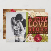 Een waargebeurd liefdesverhaal "Save the Date" Save The Date (Voorkant / Achterkant)