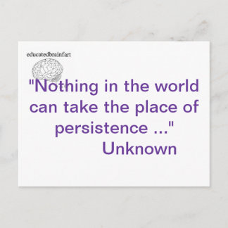 Een waarheid briefkaart