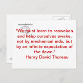 Een waarheid briefkaart (Voorkant / Achterkant)