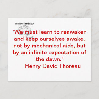 Een waarheid briefkaart