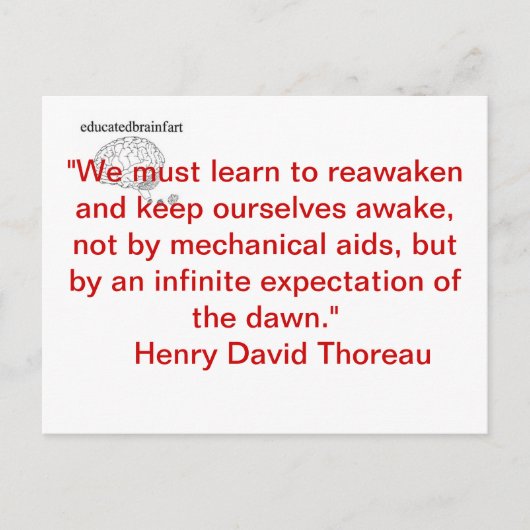 Een waarheid briefkaart (Voorkant)