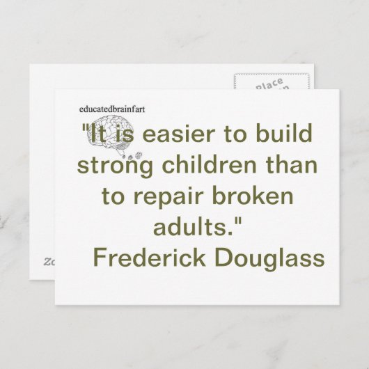 Een waarheid briefkaart (Voorkant / Achterkant)