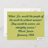 Een waarheid briefkaart (Voorkant / Achterkant)