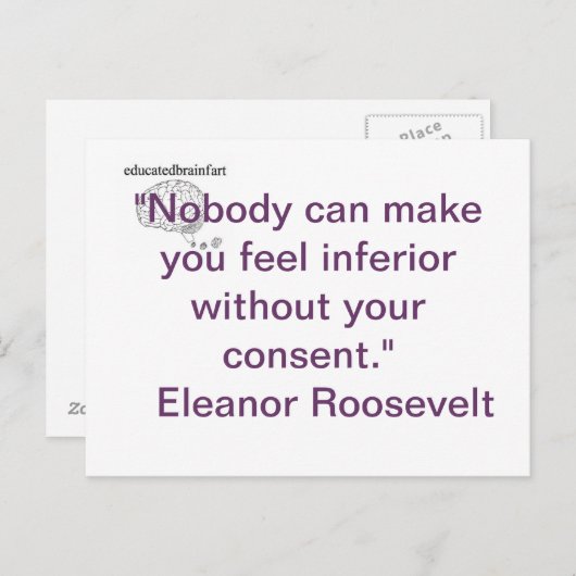 Een waarheid briefkaart (Voorkant / Achterkant)