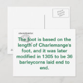 Een waarheid briefkaart (Voorkant / Achterkant)