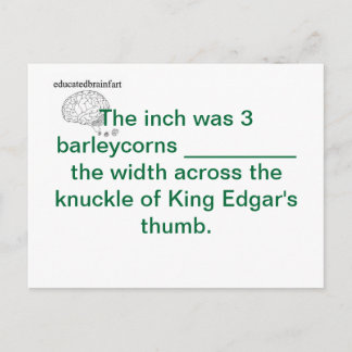 Een waarheid briefkaart