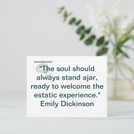 Een waarheidsgetrouw Briefkaart (Staand voorkant)