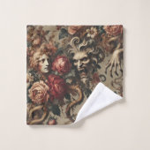 Een waarschuwende bloei - Gotisch Victoriaans Bad Handdoek (Wasdoekje)