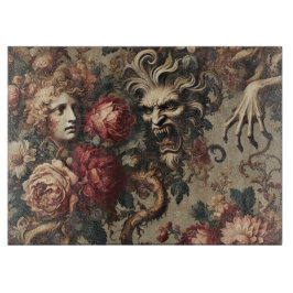 Een waarschuwende bloei - Gotisch Victoriaans Snijplank