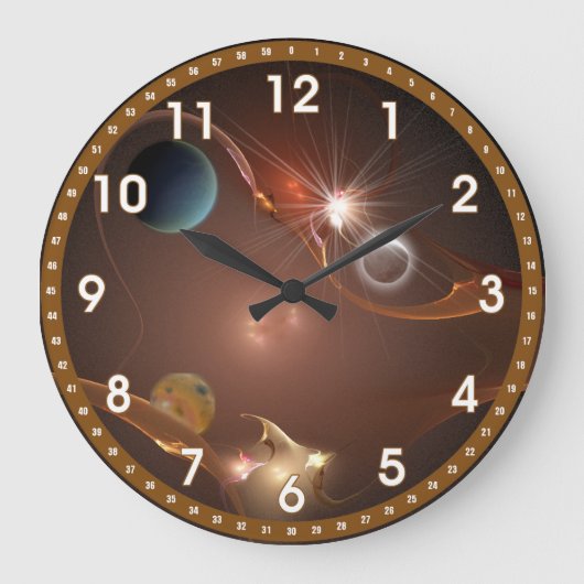 Een waarschuwing in de tijd grote klok (Voorkant)