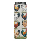 Een waarschuwing voor kippen thermosbeker (Achterkant)