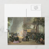 Een wachtrij in het theater de l'Ambigu-Comique Briefkaart (Voorkant / Achterkant)