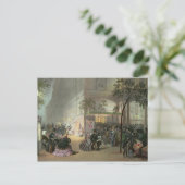 Een wachtrij in het theater de l'Ambigu-Comique Briefkaart (Staand voorkant)