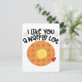 EEN WAFEL LOT FEESTDAGENKAART (Staand voorkant)