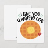 EEN WAFEL LOT FEESTDAGENKAART (Voorkant / Achterkant)