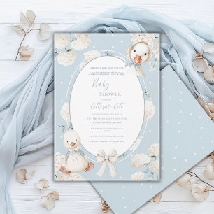 Een Waggelende Baby is Op Komst Whimsische Baby Sh Kaart