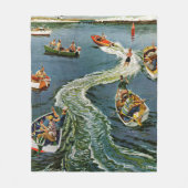 Een Wake van Ben Kimberly Pins Fleece Deken (Voorkant)